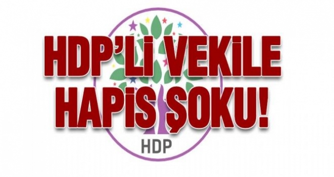 HDP'li Vekile hapis şoku