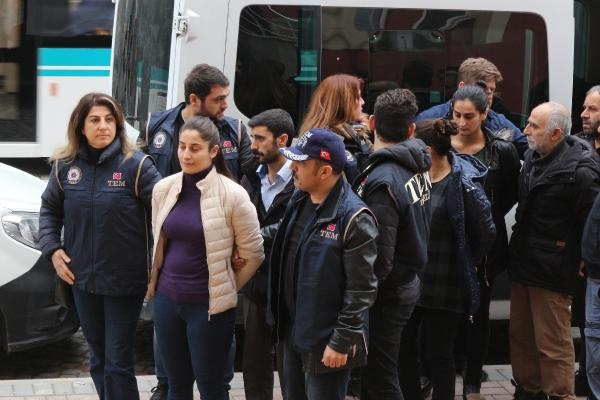 HDP'li yöneticiler adliyeye sevk edildi