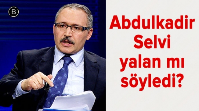 'Selvi'nin bahsettiği anketten Erdoğan ve Yıldırım'ın haberi yok'