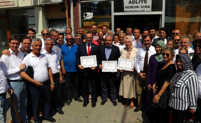 AK Parti Tekirdağ milletvekilleri mazbatalarını aldı