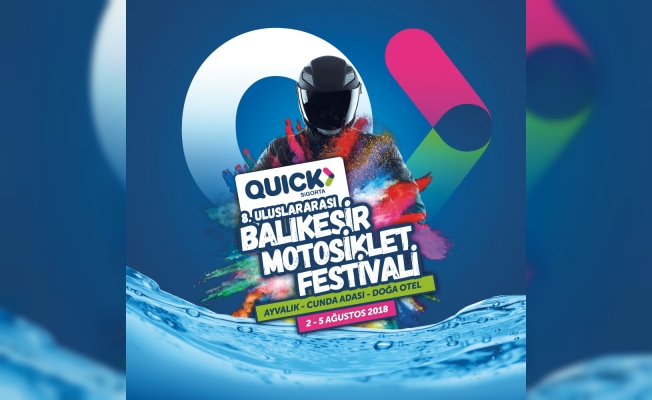 Quick Sigorta, 8. Uluslararası Balıkesir Motosiklet Festivali'nin ana sponsoru