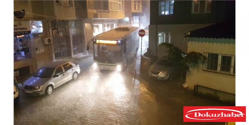Tekirdağ'daki şiddetli yağış
