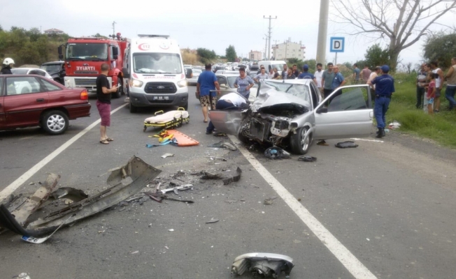 Tekirdağ'da trafik kazası: 1 ölü, 4 yaralı