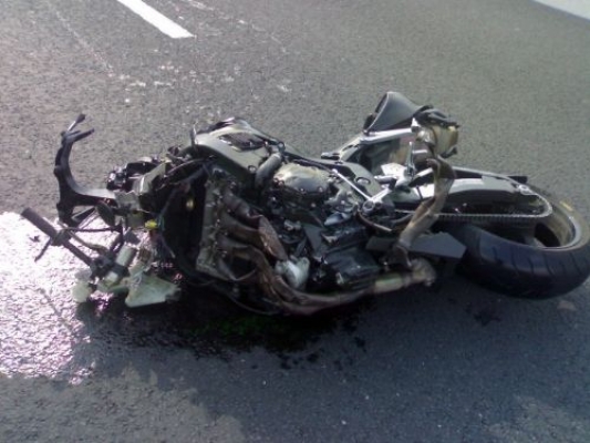 Ayvalık'ta motosiklet kazası