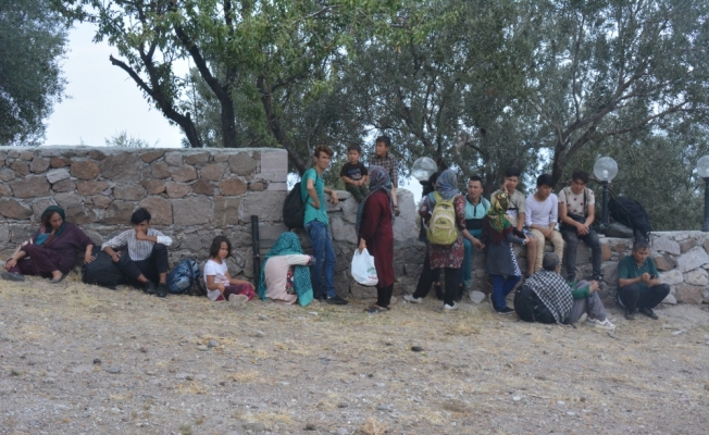 Çanakkale'de 45 düzensiz göçmen yakalandı