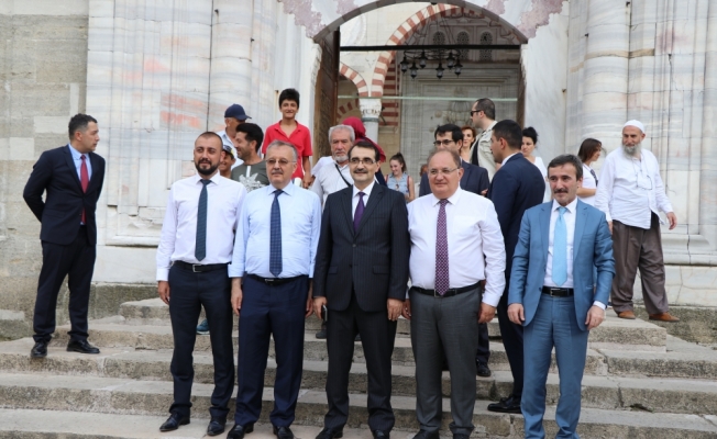 Enerji ve Tabii Kaynaklar Bakanı Fatih Dönmez Selimiye'yi ziyaret etti