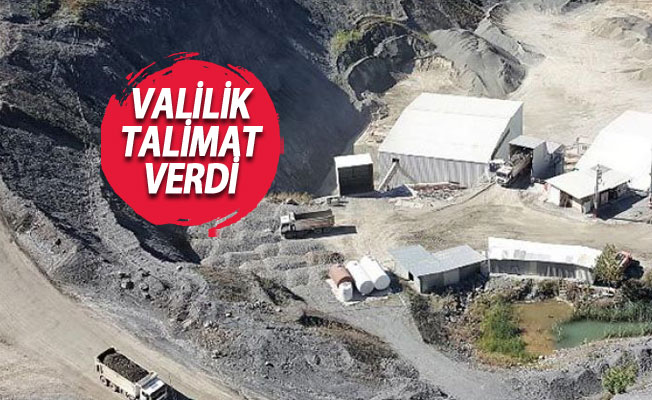 Gölcük'te  kumtaşı madeninin ruhsatı iptal edildi