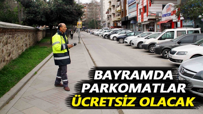 Kocaeli'de parkomatlar bayramda ücretsiz hizmet verecek