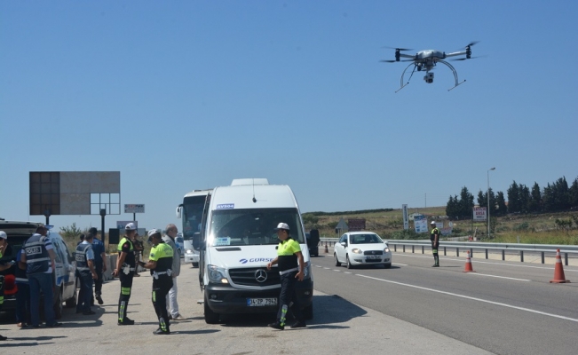 “Drone“ destekli trafik kontrolü