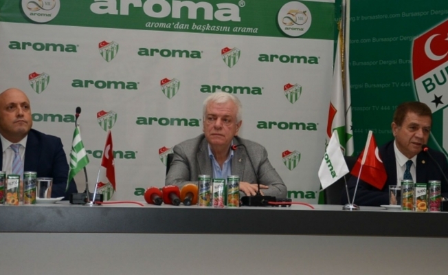Aroma, Bursaspor'a sponsor oldu