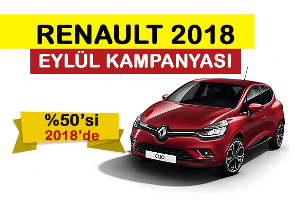 Renault'dan eylül kampanyası