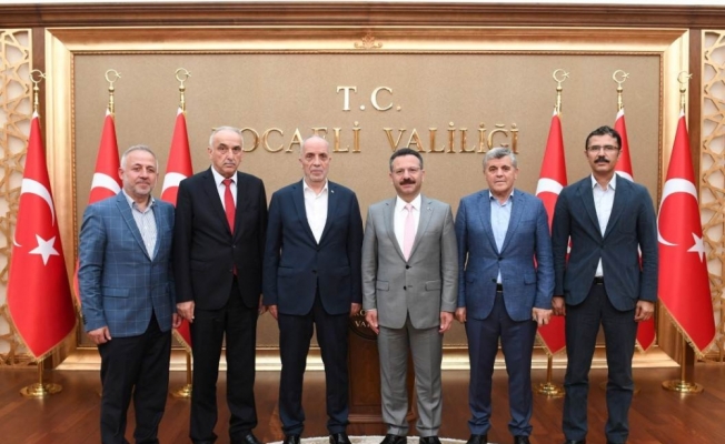 TÜRK-İŞ Genel Başkanı Atalay, Vali Aksoy'u ziyaret etti