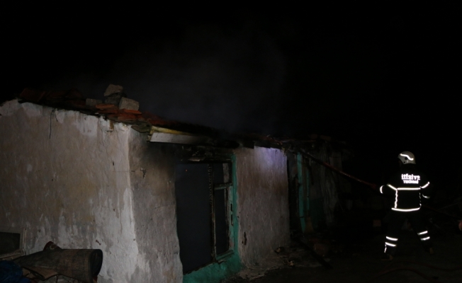 Malkara'da ev yangını