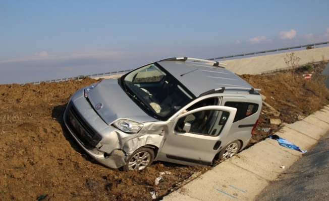 Malkara'da trafik kazası: 2 yaralı