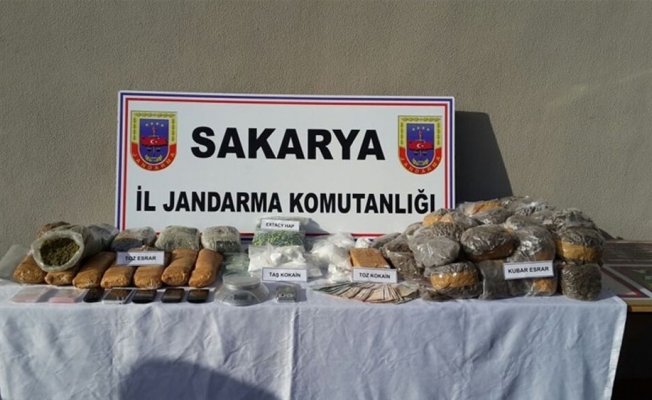 Sakarya'daki uyuşturucu operasyonu