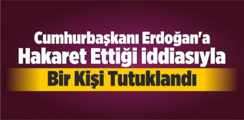 Tekirdağ'da Cumhurbaşkanı Erdoğan'a hakaret iddiası