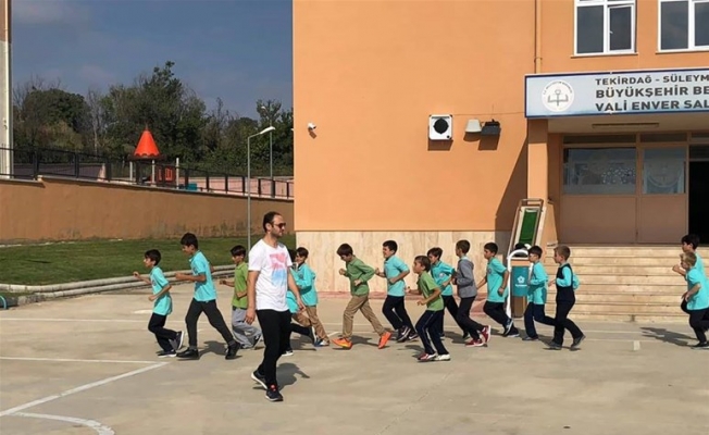 Tekirdağ'da hentbol kış spor okulları seçmeleri
