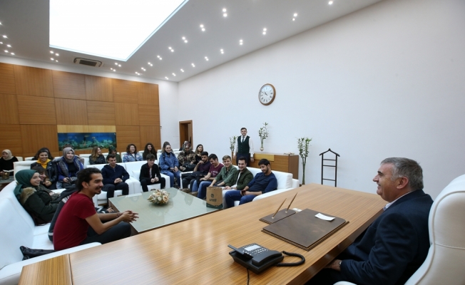 Başkan Toçoğlu, üniversite öğrencilerini misafir etti