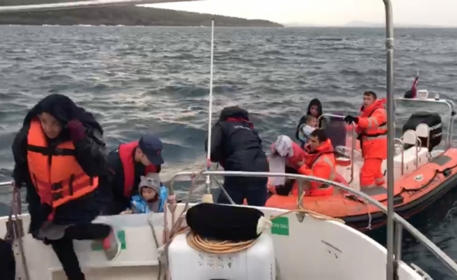 Adada mahsur kalan düzensiz göçmenler kurtarılıyor