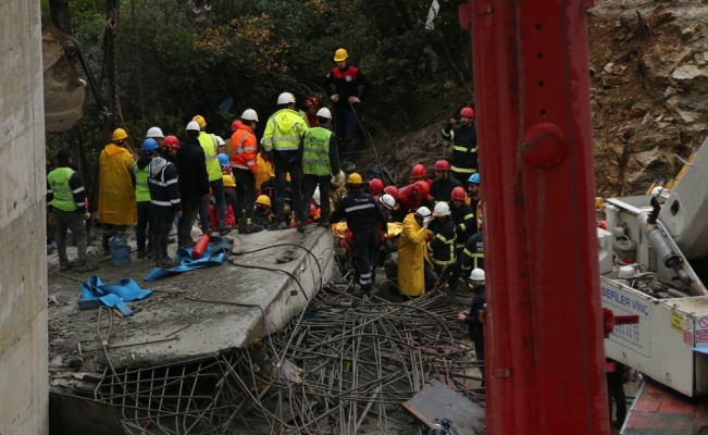 Kuzey Marmara Otoyolu'ndaki iş kazası