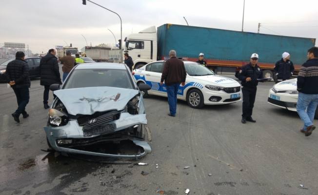 Çerkezköy'de trafik kazası: 1 yaralı