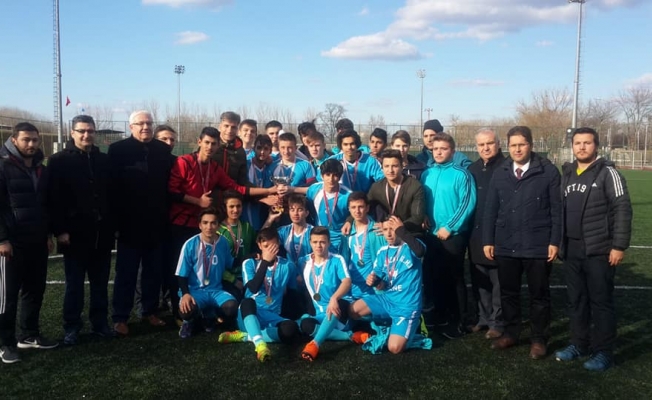 Edirne'de okul sporları futbol müsabakaları düzenlendi
