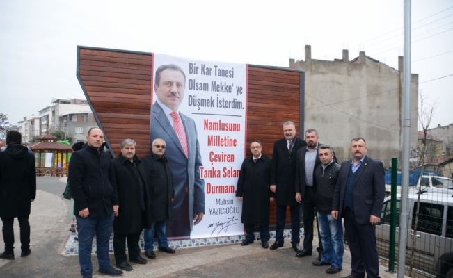 Karacabey'de Muhsin Yazıcıoğlu Parkı açıldı