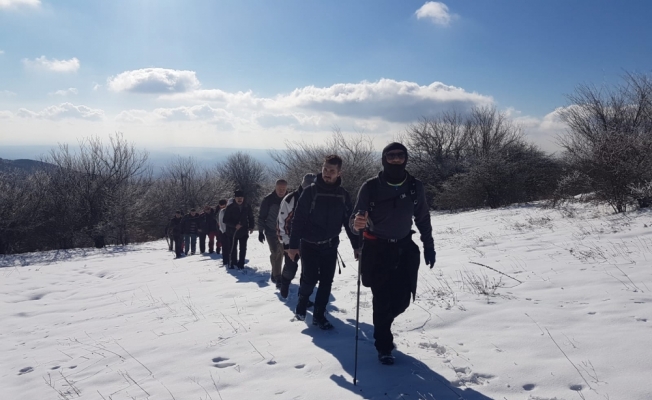 Doğaseverler Trakya'nın en yüksek dağına tırmandı