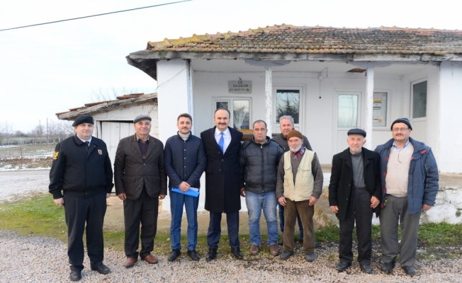 Edirne Valisi Canalp'ten köylere ziyaret