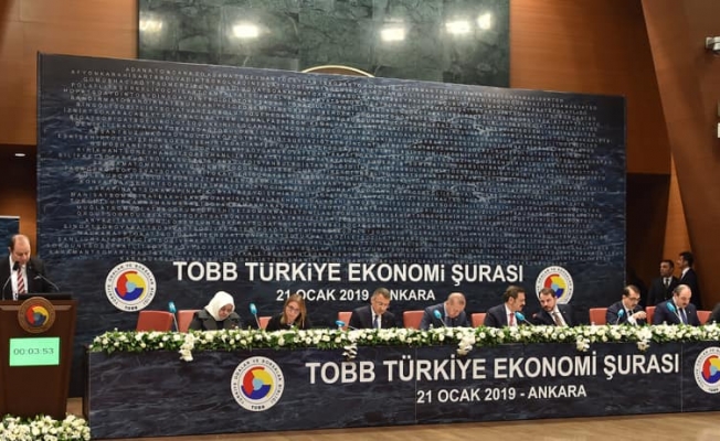ETB Başkanı Öztürk, Türkiye Ekonomi Şurası'na katıldı