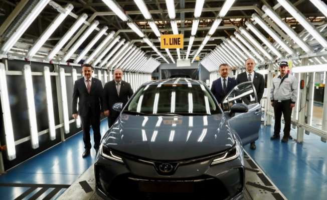 “Yeni Toyota Corolla“nın hattan çıkış töreni