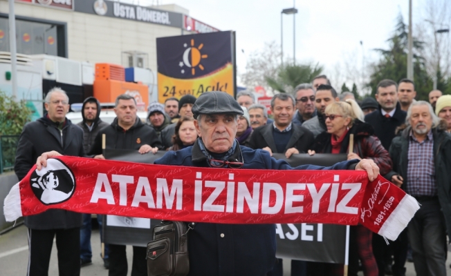 Bir grup CHP'linin Ankara'ya yürüyüşü