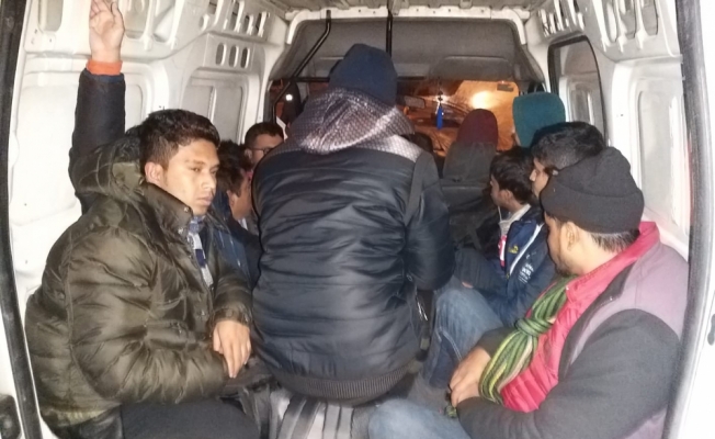 Tekirdağ'da 11 düzensiz göçmen yakalandı