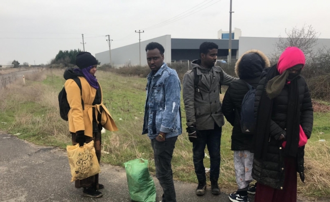 Kaçakçılar düzensiz göçmenleri yarı yolda bıraktı