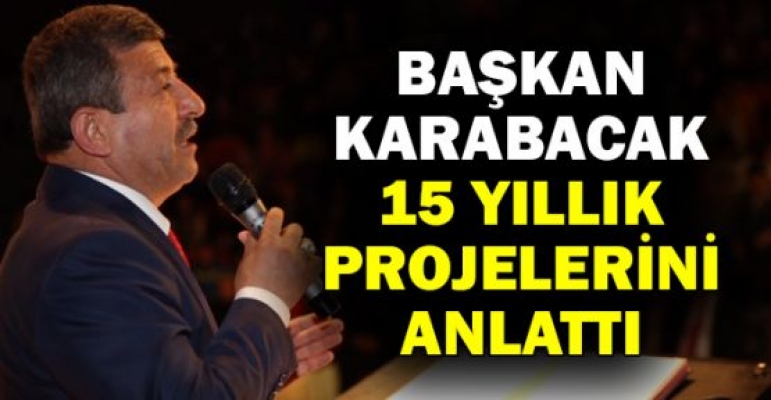 Karabacak, 15 Yıllık Projelerini anlattı