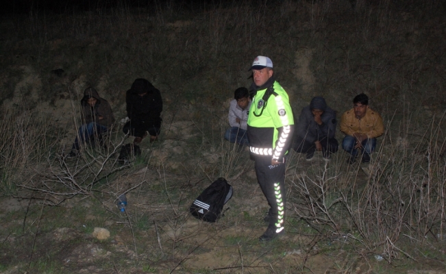 Tekirdağ'da 6 düzensiz göçmen yakalandı
