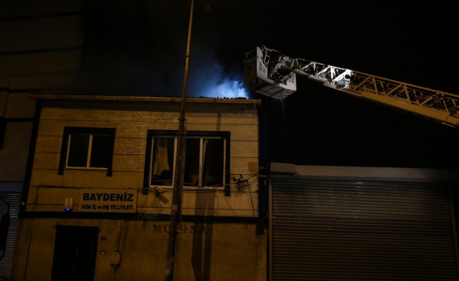 İstanbul Eyüpsultan'da iş yeri yangını