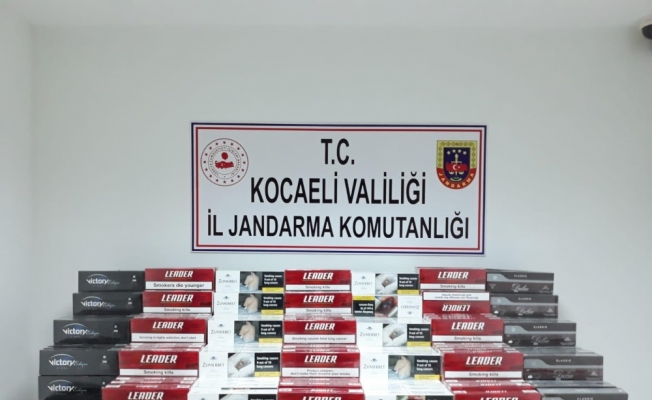 Kocaeli'de kaçak sigara operasyonu