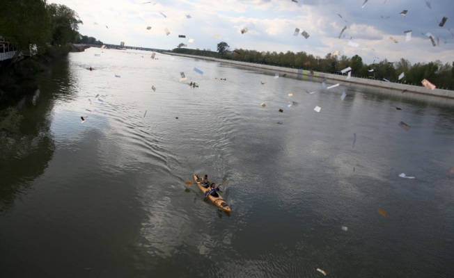 Meriç Nehrinde Kano Kayak Maratonu Yarışması