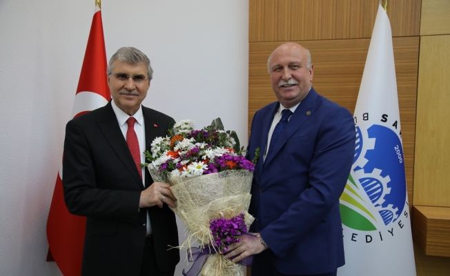 Sakarya Büyükşehir Belediye Başkanı Yüce'ye ziyaret