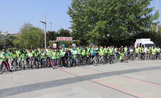 Yalova'da 9. Yeşilay Bisiklet Turu düzenlendi