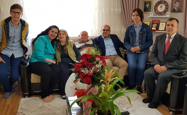 Babaeski Kaymakamı Özarslan'dan şehit ailelerine ziyaret