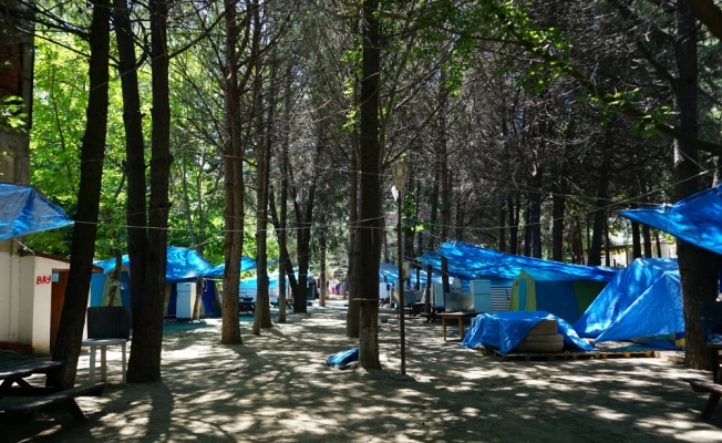 Bayramda çadır kamplarına yoğun ilgi