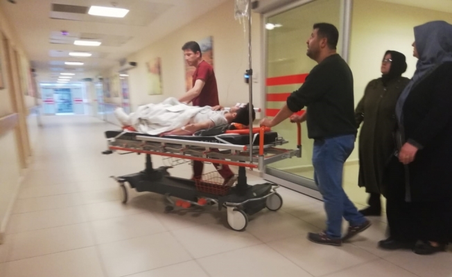 Bursa'daki kazada motosiklet sürücüsü ağır yaralandı