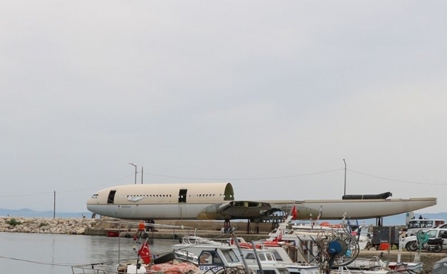 Saros Körfezi'nde batırılacak dev uçağın montajında sona gelindi