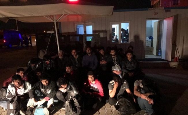 Tekirdağ'da 27 düzensiz göçmen yakalandı