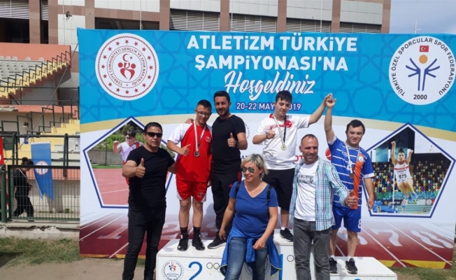 Tekirdağlı özel sporcu Türkiye ikincisi oldu