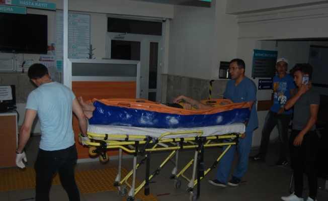 Bayramiç'te trafik kazası: 1 yaralı