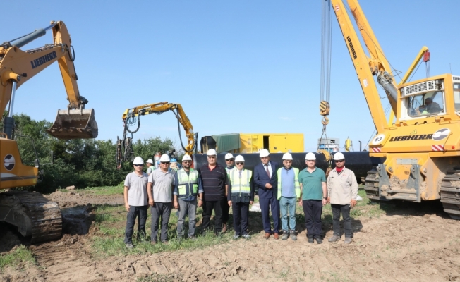 Kırklareli'ndeki “Türk Akımı“ doğal gaz hattı çalışmaları