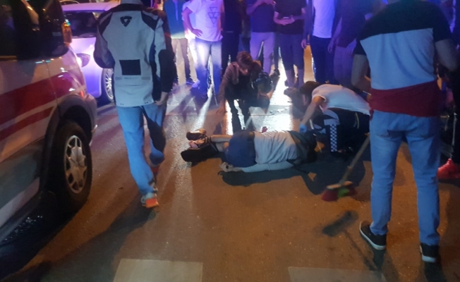 Kocaeli'de otomobille motosiklet çarpıştı: 1 yaralı